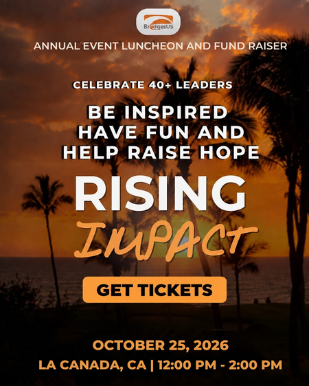 Rising Impact annual event luncheon and fund raiser, October 25, 2026, La Canada, CA, 12:00 PM to 2:00 PM